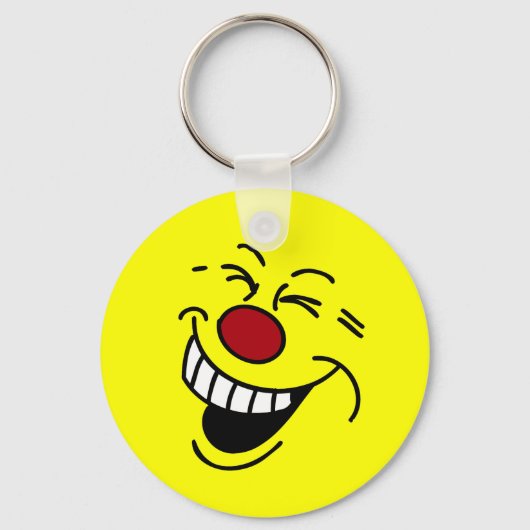Crazy Face Grumpey Sleutelhanger (Voorkant)