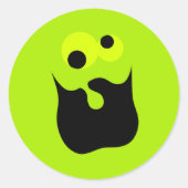 Crazy Face Sticker (Voorkant)