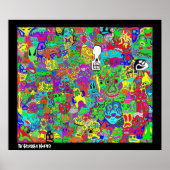 Crazy Faces Poster (Voorkant)