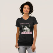 Crazy Felix CAT-itude in roze T-shirt (Voorkant volledig)