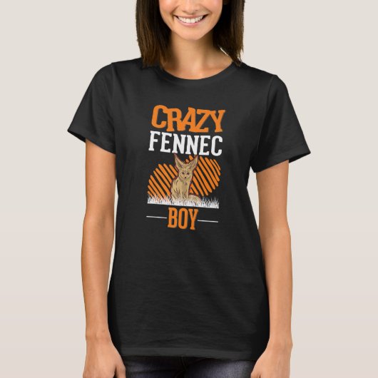 Crazy Fennec Boy Desert Fox T-shirt (Voorkant)