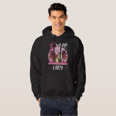 Crazy Ferret lady Ferret Girl Hoodie (Voorkant volledig)