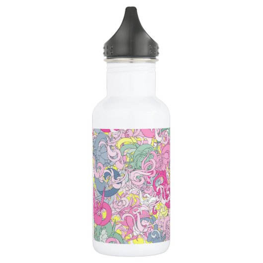 Crazy Floral Drink Bottle Waterfles (Links)