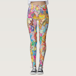 Crazy Flowers Leggings