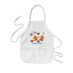 Crazy for Christmas Cookies Apron- Kinder Schort