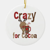 Crazy for Cocoa Keramisch Ornament (Voorkant)