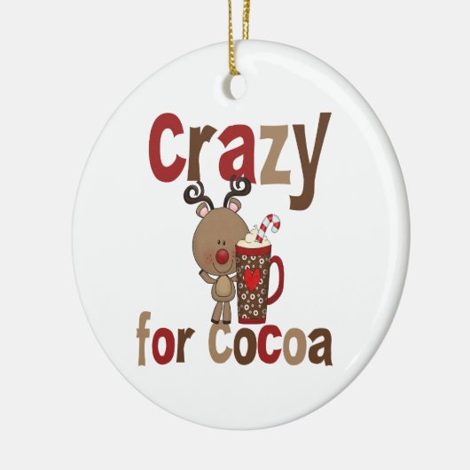 Crazy for Cocoa Keramisch Ornament (Links)