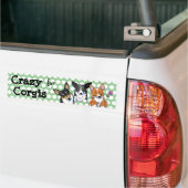 Crazy for Corgis Bumpersticker (Op Truck)