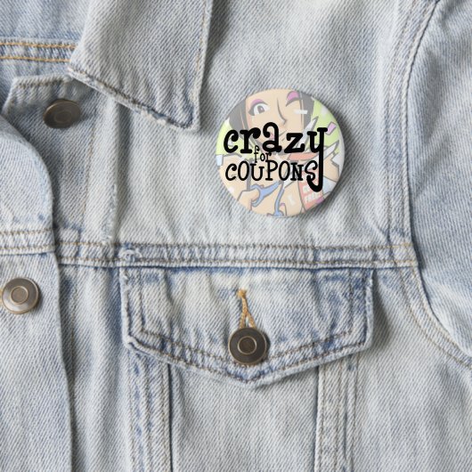 Crazy for Coupons - Button (In situ)