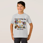 Crazy For Sports 4th Birthday T-shirts and Gifts (Voorkant volledig)
