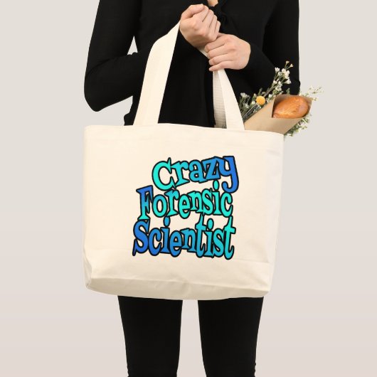 Crazy Forensic Scientist Canvas tas (Voorkant (product))