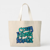 Crazy Forensic Scientist Canvas tas (Achterkant)