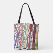 Crazy Forest Aquarel Fun Tote Bag (Achterkant)