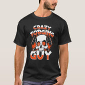 Crazy Forging Guy Anvil Hobby Legend Forging Black T-shirt (Voorkant)