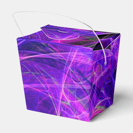 CRAZY FOTON GEMSTONE blue paarse MONOGRAM Bedankdoosjes (Achterkant)