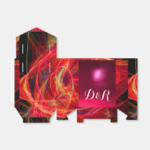 CRAZY FOTON GEMSTONE roze MONOGRAM Bedankdoosjes (Uitgevouwen)