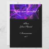 CRAZY FOTON MONOGRAM paars zwart Kaart (Achterkant)