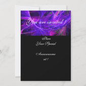 CRAZY FOTON MONOGRAM paars zwart Kaart (Achterkant)