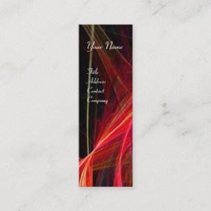 CRAZY FOTON MONOGRAM rood Mini Visitekaartje