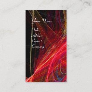 CRAZY FOTON MONOGRAM rood Visitekaartje