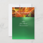 CRAZY FOTON MONOGRAM yellow emerald green Kaart (Achterkant)