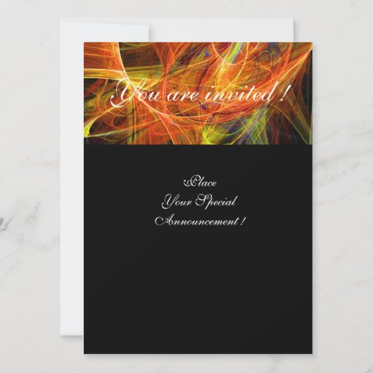 CRAZY FOTON MONOGRAM zwart roze Kaart (Achterkant)