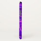 CRAZY FOTON Paarse Blue Fractal Waves Case-Mate iPhone Case (Achterkant / rechts)