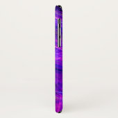 CRAZY FOTON Paarse Blue Fractal Waves Case-Mate iPhone Case (Achterkant/links)