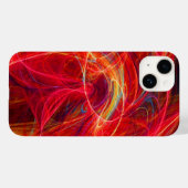 CRAZY FOTON Pink Red Yellow Fractal Waves Case-Mate iPhone Case (Achterkant (horizontaal))