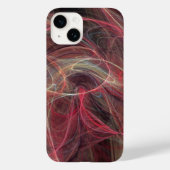 CRAZY FOTON Roze grijze fractale golven Case-Mate iPhone Case (Achterkant)
