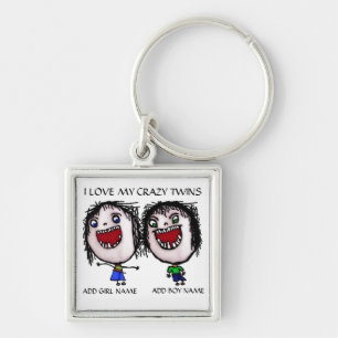 Crazy Fraternal Twins Sleutelhanger