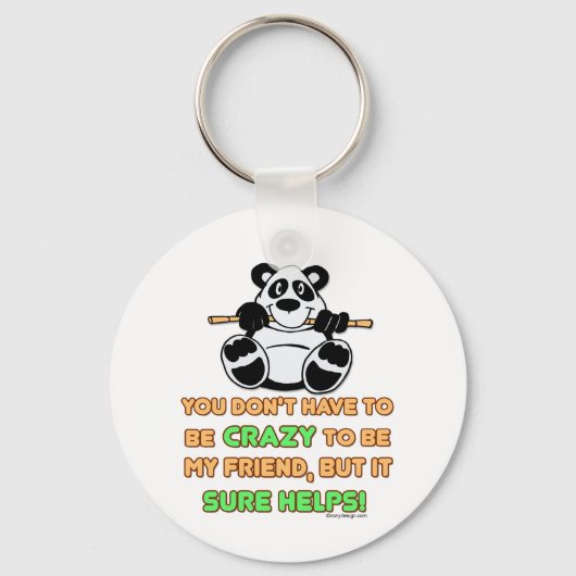 Crazy Friends Gezegde Sleutelhanger (Voorkant)