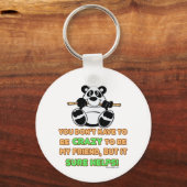Crazy Friends Gezegde Sleutelhanger (Voorkant)