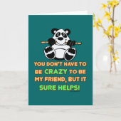 Crazy Friends Kaart (Gele Bloem)