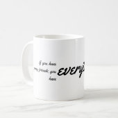 Crazy Friends Koffiemok (Voorkant links)