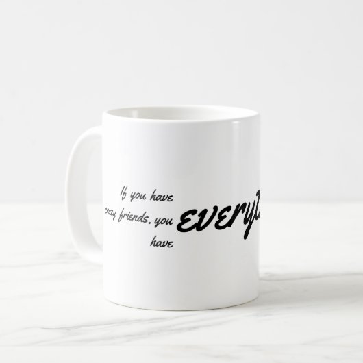 Crazy Friends Koffiemok (Voorkant links)