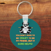 Crazy Friends Sleutelhanger (Achterkant)