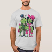 crazy frog familiyt-shirt t-shirt (Voorkant)