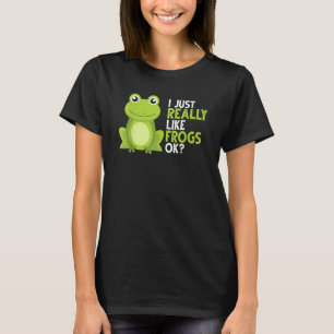 Crazy Frog ik hou echt van kikkers oké T-shirt