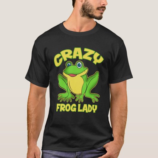 Crazy Frog Lady Dier Kikker Vrouwen T-shirt (Voorkant)