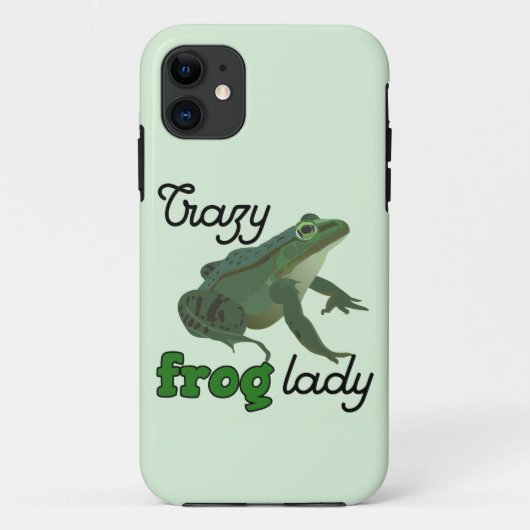 Crazy Frog Lady Frog lover gifts Case-Mate iPhone Case (Achterkant)