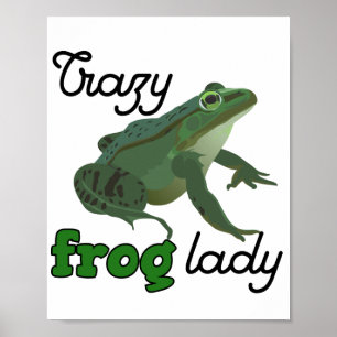 Crazy Frog Lady Frog minuscten Poster