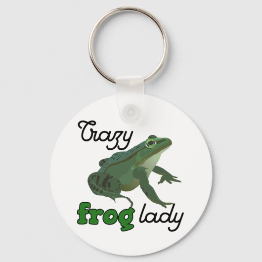 Crazy Frog Lady Frog minuscten Sleutelhanger (Voorkant)