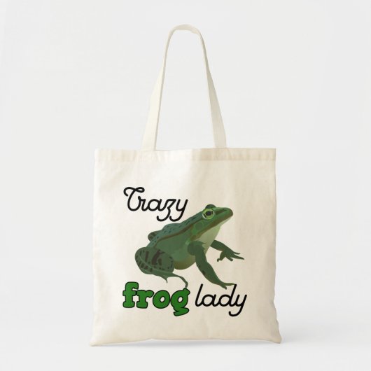 Crazy Frog Lady Frog minuscten Tote Bag (Voorkant)