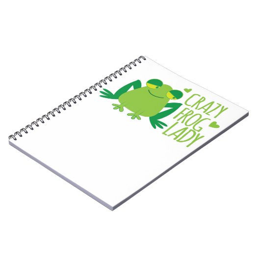 Crazy Frog Lady Notitieboek (Linkerzijde)