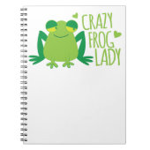 Crazy Frog Lady Notitieboek (Voorkant)
