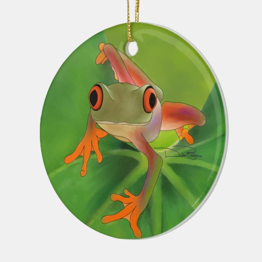 Crazy Frog Ornament met achtergrond (Links)