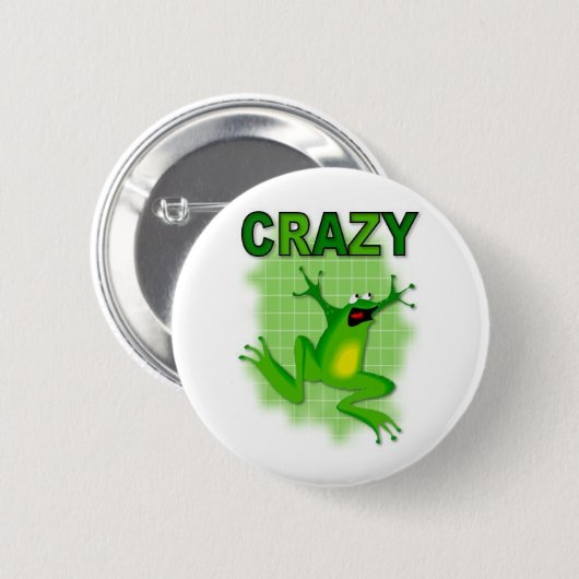 CRAZY FROG RONDE BUTTON 5,7 CM (Voorkant /achterkant)