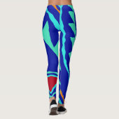 "Crazy Fun Aerobe Klasse Leggings" Leggings (Achterkant)
