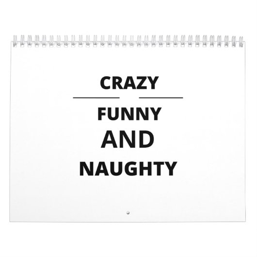 CRAZY FUNNY AND NAUGHTY KALENDER (Hoes)